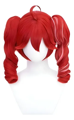 Znuevo Y Color Rojopeluca Kasane Teto Para Cosplay 2025 Y Wj