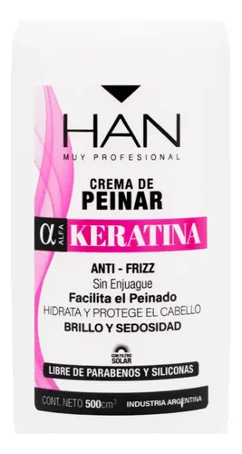 Han Keratina Crema De Peinar Antifrizz Hidratante 500 Local