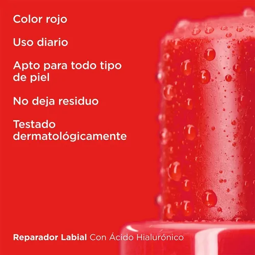 Isdin Reparador Labial Stick Con Ácido Hialurónico Rojo