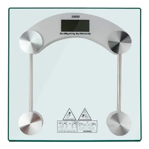 Balanza De Baño Corporal Digital 180kg Vidrio Estilo Moderno