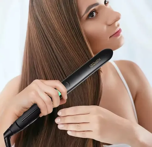 Plancha De Pelo Kipozi Profesional Pantalla Lcd Titanio