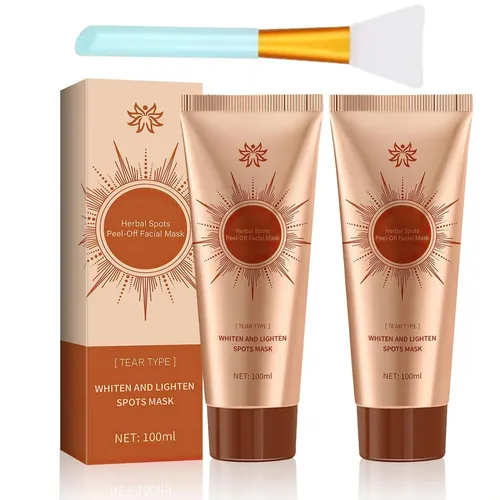 Mascarilla Facial Exfoliante Parowu Herbal Spots, 2 Unidades