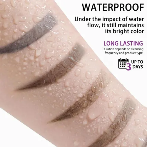 Gel Tinte Cejas Peel Off 2 Piezas, Impermeable, Tono