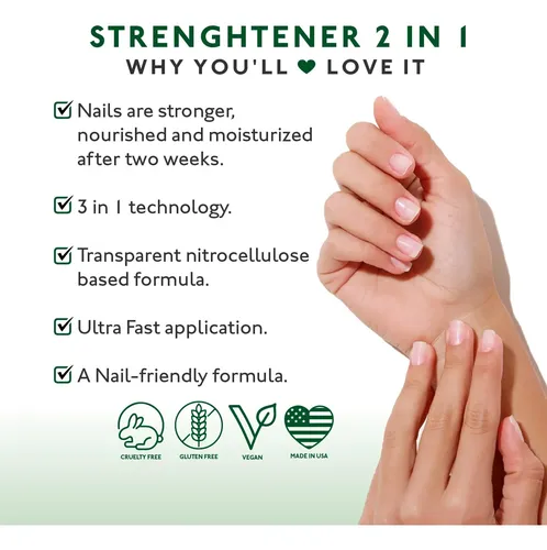 Eternal Base Y Top Coat Endurecedor 2 En 1 13,5 Ml Pack De 2