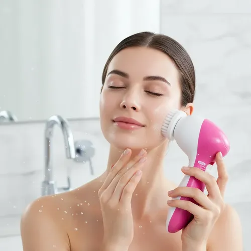 Cepillo Facial Limpieza Profunda 5 En1 Masajeador Exfoliante