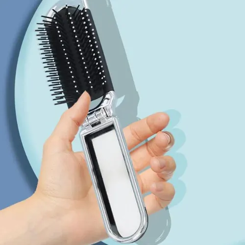 Cepillo De Cabello Plegable Con Peine Weizh Mini, 4 Unidades