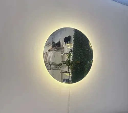 Espejo Circular Con Luces Led