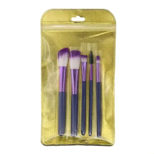 Set De 7 Pinceles De Maquillaje Viaje Portátil Rizado