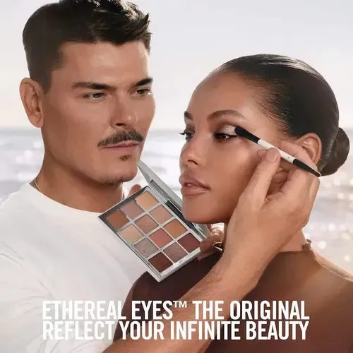 Makeup By Mario-paleta De Sombras-ethereal Eyes:the Beige, Marrón Claro, Marrón Oscuro, Dorado, Crema, Rosa Pálido