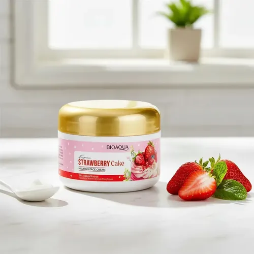 Crema Facial Strawberry Cake Bioaqua Momento De Aplicación Día/noche Tipo De Piel Todo Tipo De Piel