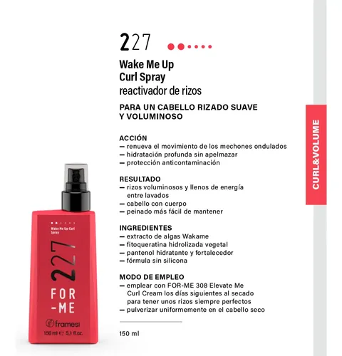 Kit Framesi For Me Oh So Curly Rulos 308 + 227 + Difusor