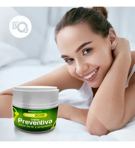 Crema Preventiva Arbol De Té Propóleo Cero Acné Tea Tree