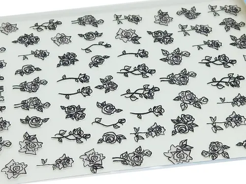 Stickers 5d Relieve Para Decoración De Uñas Varios Modelos