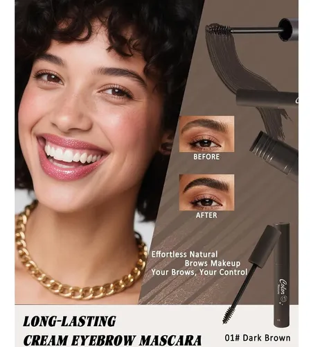 Gel Tintado Para Cejas Impermeable Marrón Oscuro
