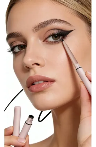 Lápiz Delineador En Gel 2-en-1 Con Brocha Integrada