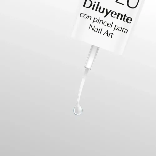 Diluyente Para Esmalte Xulu Con Pincel Para Nail Art Z550