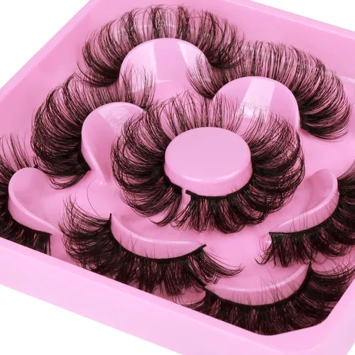 Pestañas Falsas Focipeysa 20mm Fluffy D Curl Sintéticas