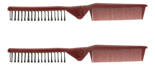 Set De 2 Cepillos De Viaje Plegables Antiestáticos Gs