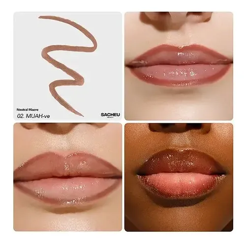 Delineador Labios Sacheu Stay-n Peel Off, 02,03 Y 04 Colores