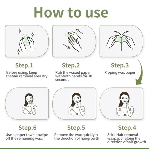 Tira Depiladora Con Aloe Vera Depilacion Facial X30 Bandas