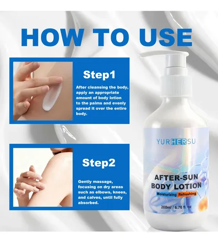 Loción Corporal Refrescante De Aloe Vera Para Aliviar Las Qu
