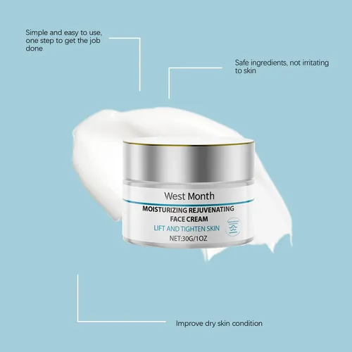 Crema Facial Hidratante West Month Para Piel Seca