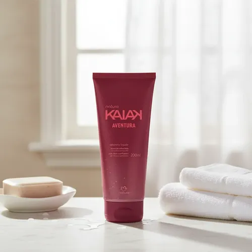 Jabón Líquido Corporal Kaiak Aventura Femenino Natura 200ml
