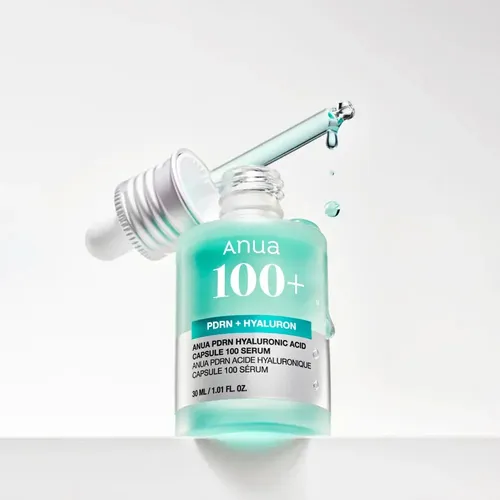 Anua Hyaluronic Acid Capsule 100 Serum 30ml Seca Día/noche