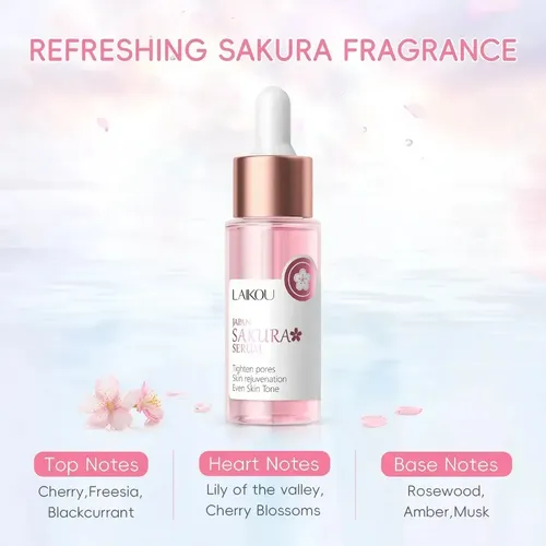 Set De Cuidado Facial Laikou Sakura 9 Piezas Ilumina Piel