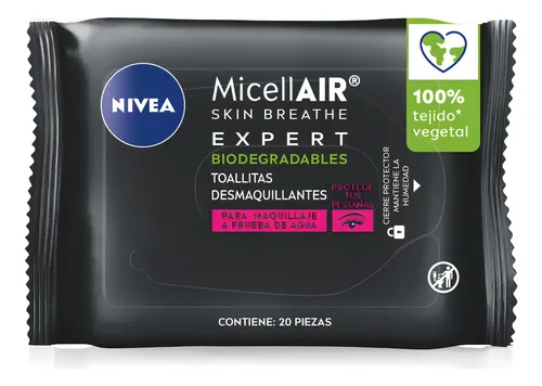 Nivea Micellair Expert Toallitas Desmaquillantes 20 Unidades