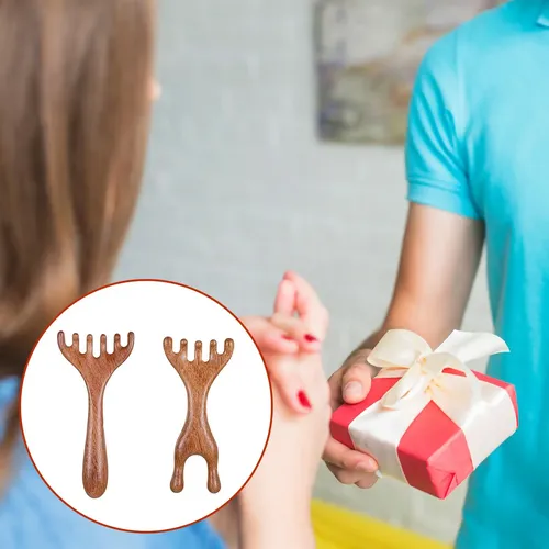 A 2 Wooden Brushes For Hair Massage And Gua Sha A