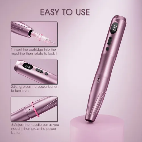 Tatelf Pmu Inalámbrica Con Kit De Agujas 1rl/3rl, 900 Mah