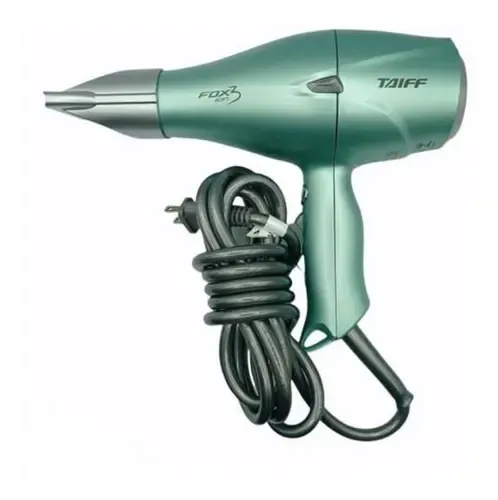 Secador De Pelo Taiff Fox 3 Ion Profesional Dorado Color Verde claro