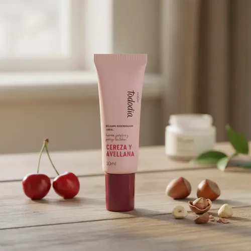 Balsamo De Labios Cereza Y Avellana Natura