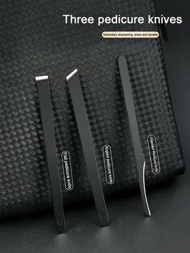 Estojo Kit Manicure Pedicure Profissional Preto 24 Peças