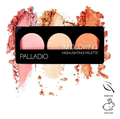 Paleta Iluminadora Palladio I’m Glowing X4.5g