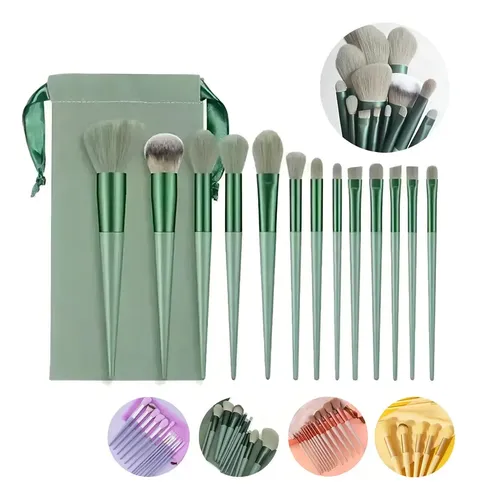 Set De Brochas Zihongrouyu Con 52 Piezas Y Bolsa Enrollable
