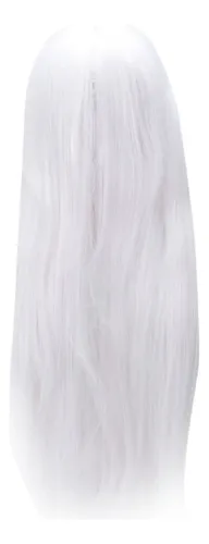 Peluca De Pelo Largo Y Liso De R2premium-anime Para Cosplay, Blanco