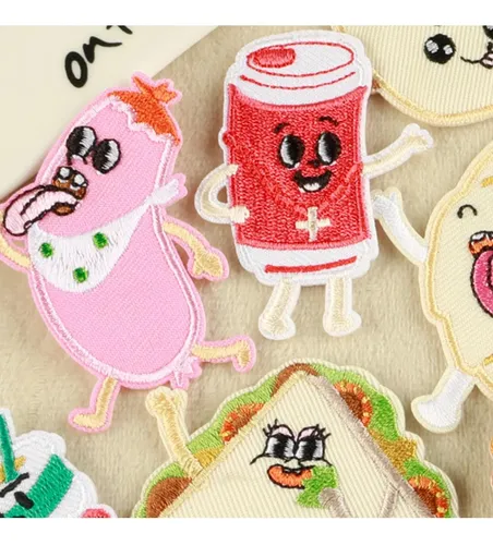 22 Apliques Para Coser Tartas De Café, Bordados, Postres, Pl