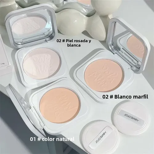 Jojo Diary Polvo Compact Control Grasa Cobertura Fijator
