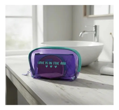 Set Portacosméticos X3 Trendy Organizador Maquillaje