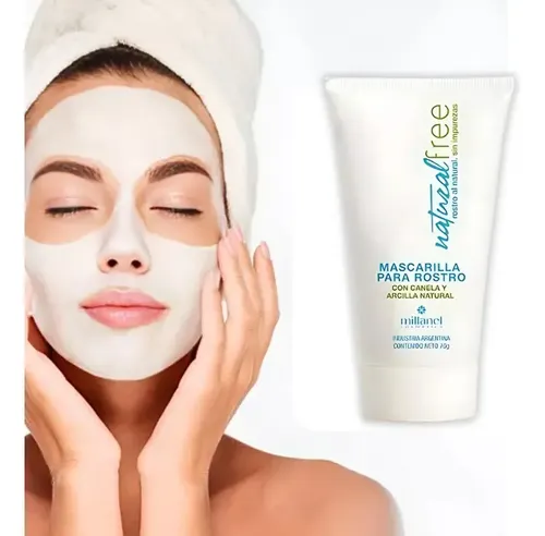 Mascarilla Natural Free Antisebo Canela Y Arcilla 70g