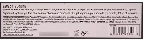 Gel Para Cejas Nyx Rubio 0.34 Oz
