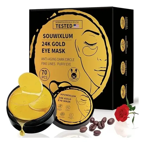 Parches Para Ojos Souwixlum Oro 24k Ojeras