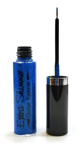 Delineador De Ojos Líquido Glitter Tejar Extra Brillo En Gel