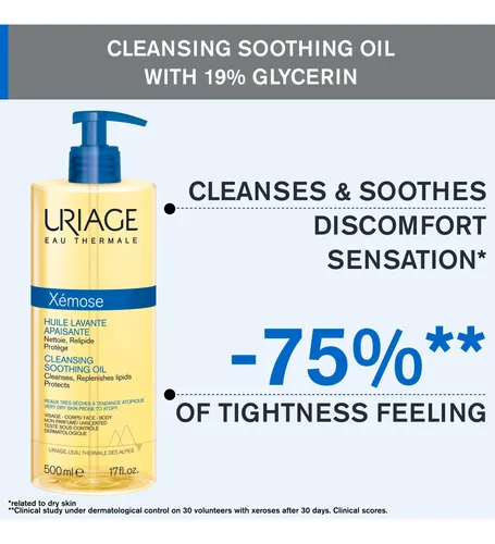 Gel De Baño Corporal Y Facial Uriage Xémose Para Piel Muy Se