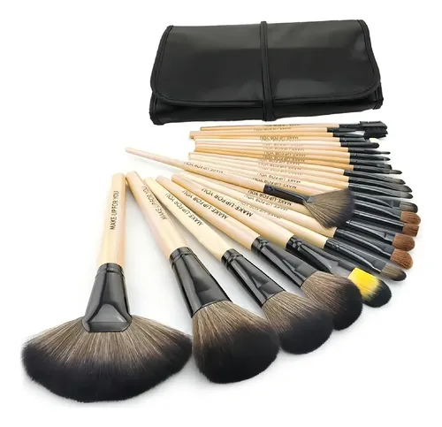 Set de 24 brochas Make Up for You Brush Brush Set negro