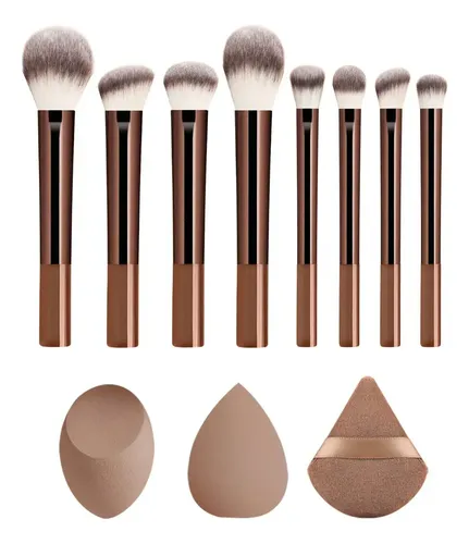 Set De Brochas De Maquillaje Profesionales De Lana De .