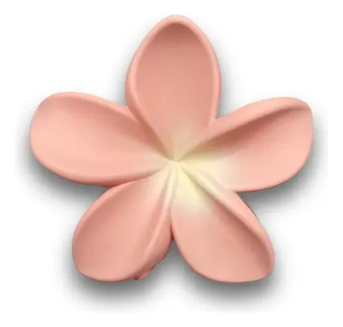 Pack Broches Hebilla De Pelo Flor Hawái Mate En Degrades X4 Rosa/amarillo/celeste/verde