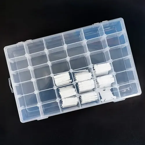 I Caja Organizadora De Hilo Dental Para Bordado De Plástico